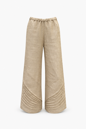 Raffia Fiore Ruffle Pants