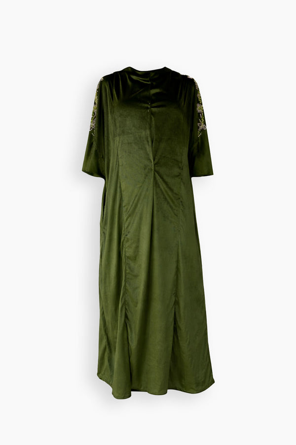Velvet Verde Open Kaftan I