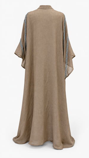 Raffia Preziosa Cascata Open Kaftan