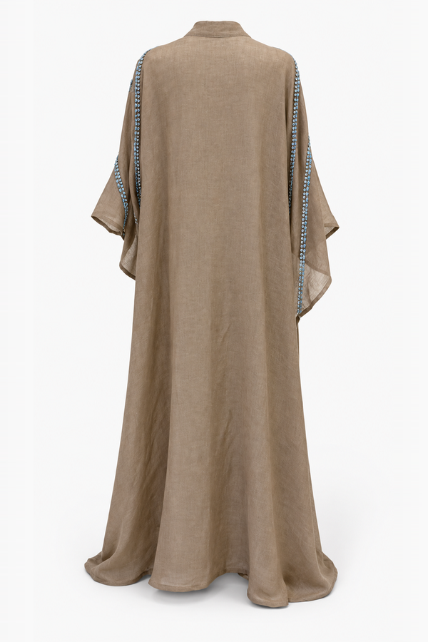 Raffia Preziosa Cascata Open Kaftan