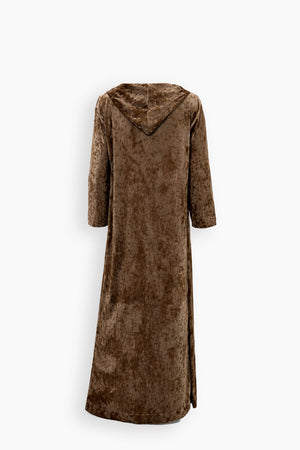 Velvet Hooded Kaftan