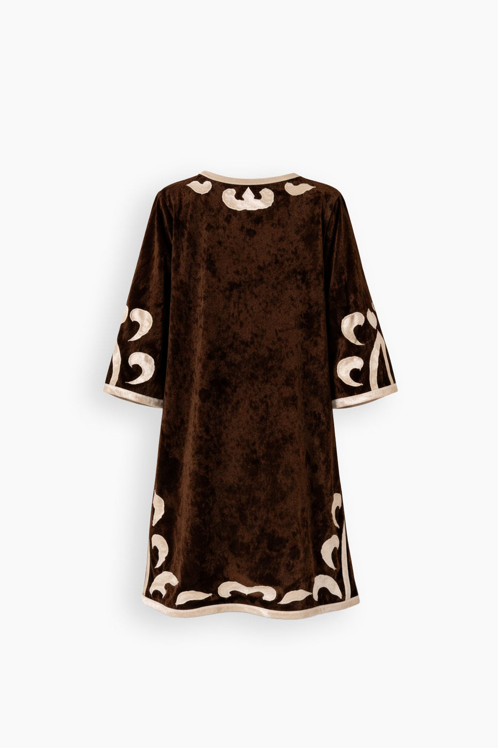 Velvet Marrone Mosaic Kaftan