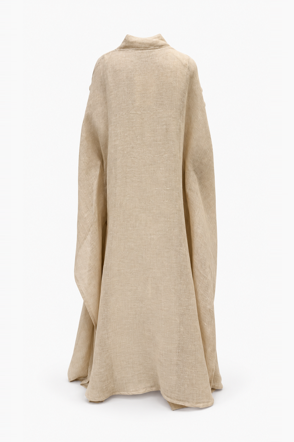 Raffia Fiore Ruffle Open Kaftan