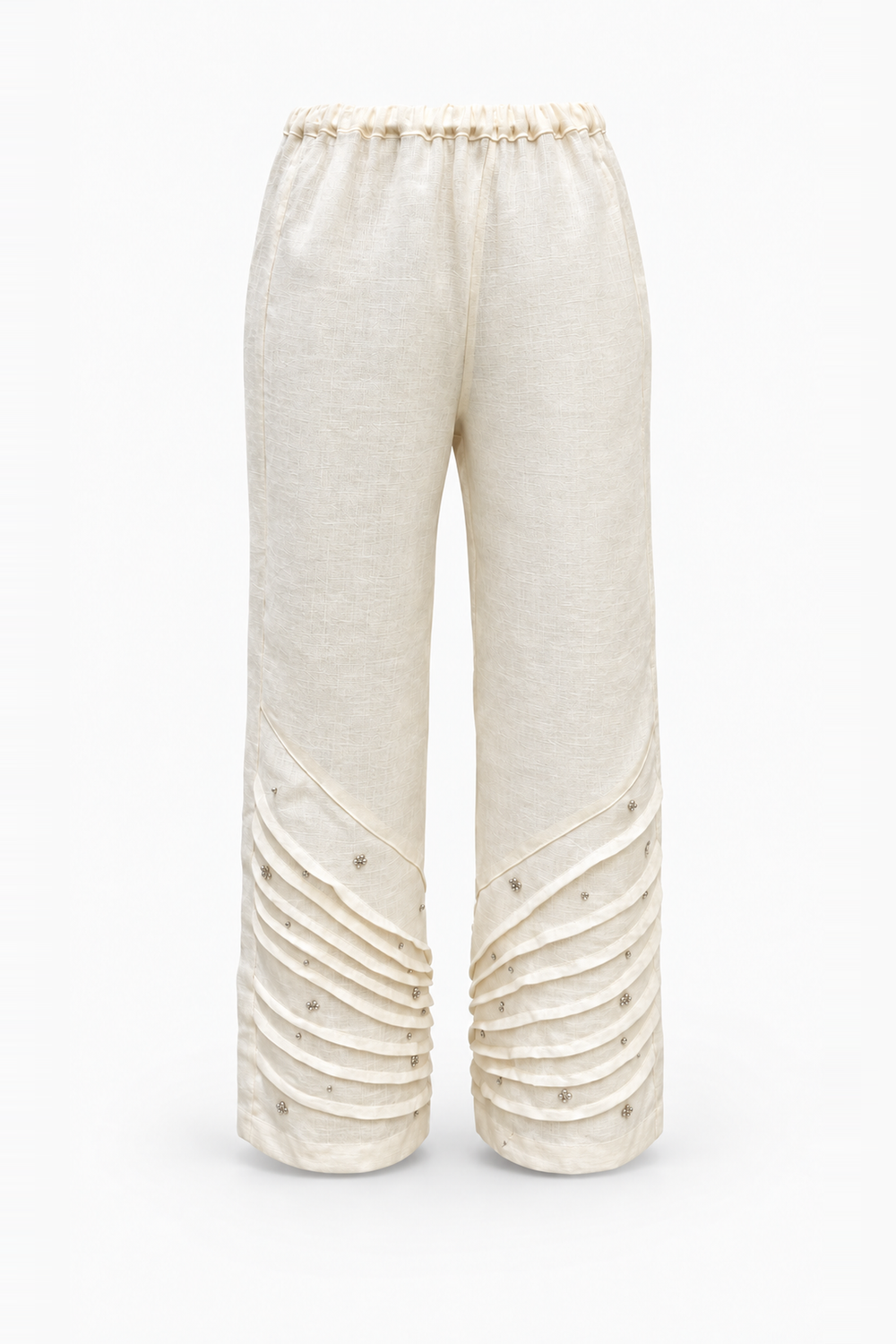 Raffia Fiore Ruffle Pants