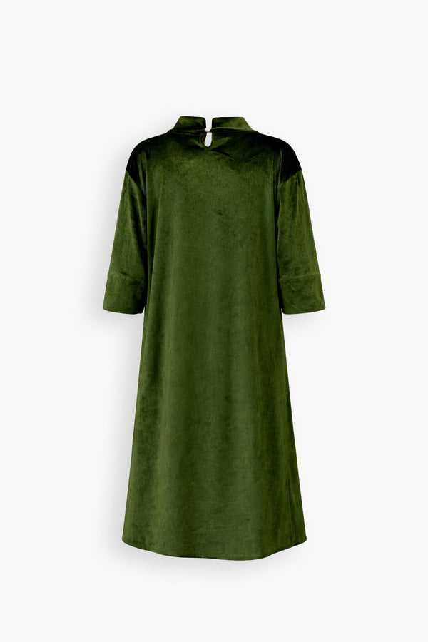 Verde Fiore Velvet Kaftan