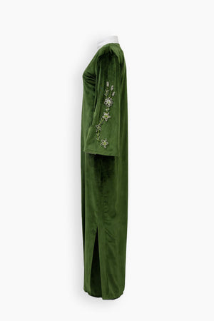 Velvet Verde Open Kaftan II