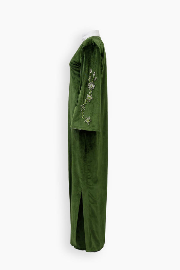 Velvet Verde Open Kaftan II
