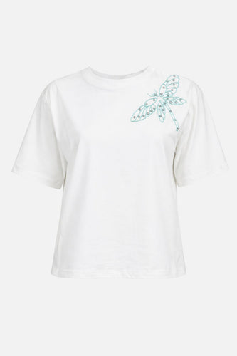 Dragonfly Embroidered T-shirt