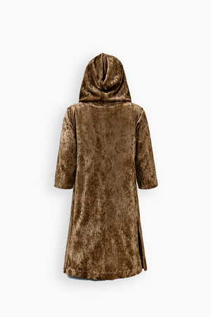 Velvet Hooded Kaftan