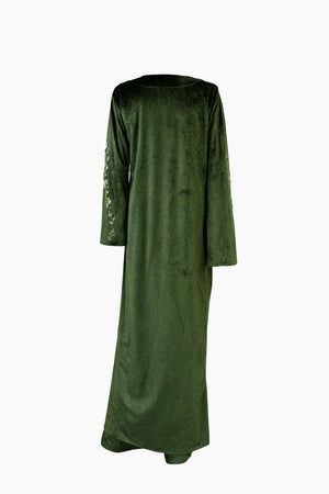 Velvet Verde Open Kaftan II