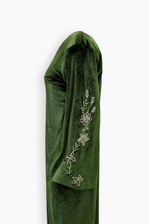 Velvet Verde Open Kaftan II