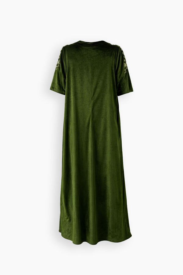 Velvet Verde Open Kaftan I