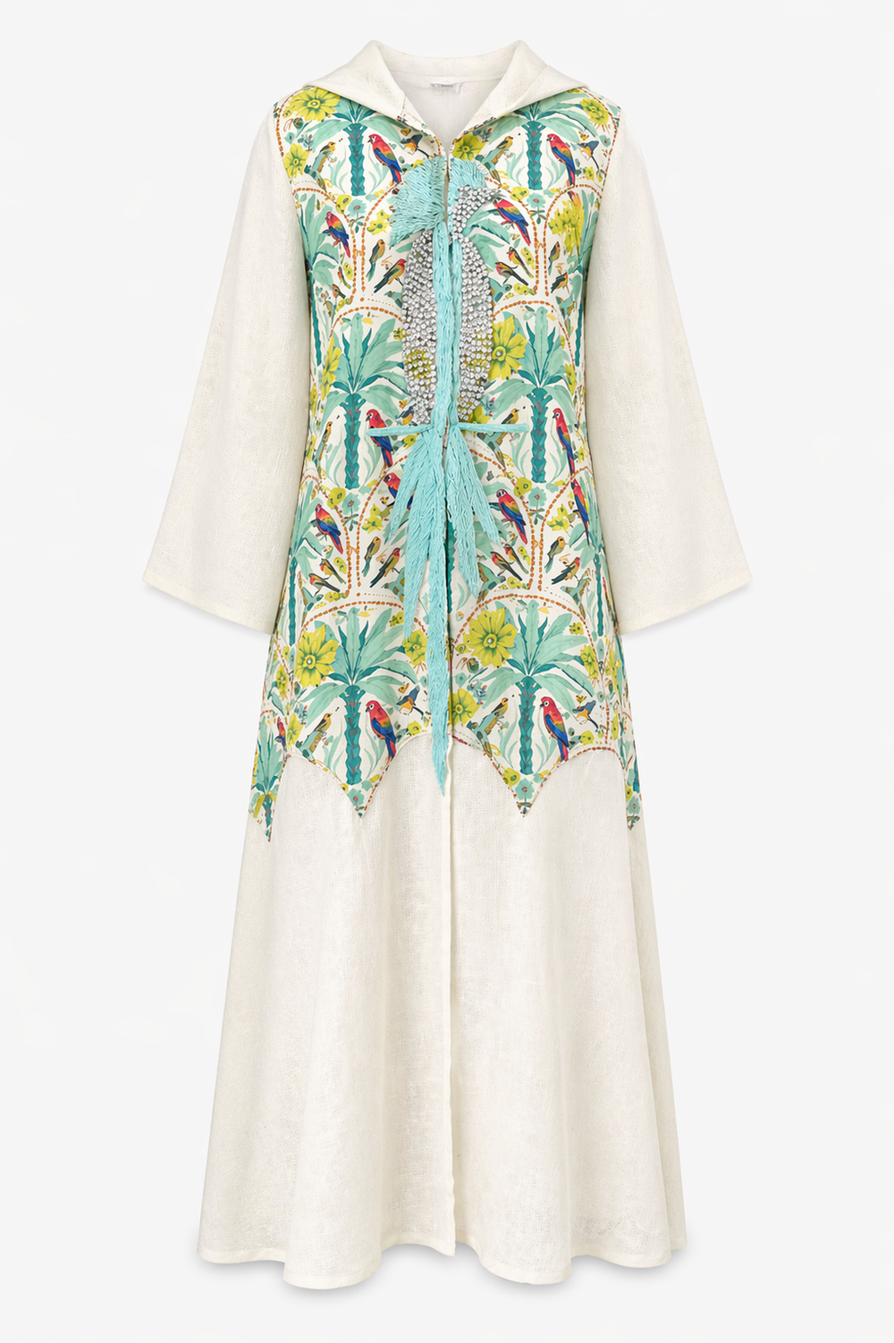 Tropicale Hooded Kaftan