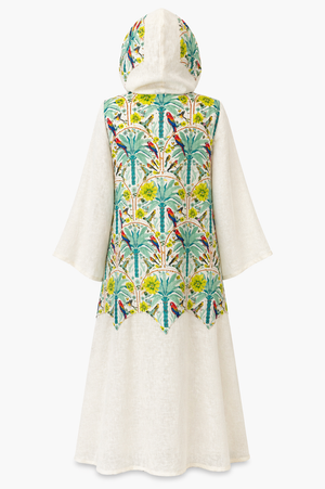 Tropicale Hooded Kaftan