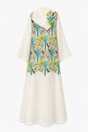 Tropicale Hooded Kaftan