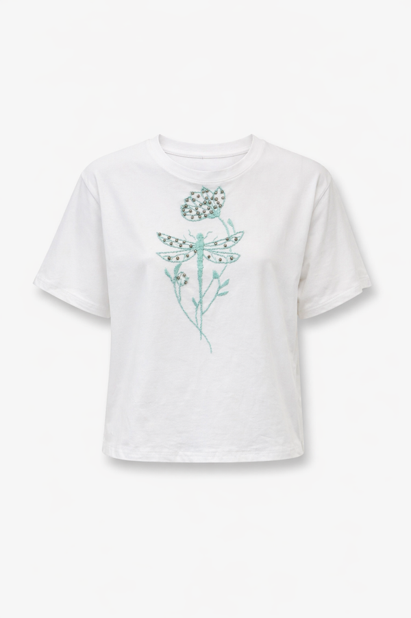 Tropicale Embroidered T-shirt