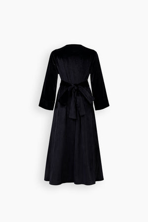 Velvet Fiore Belted Kaftan
