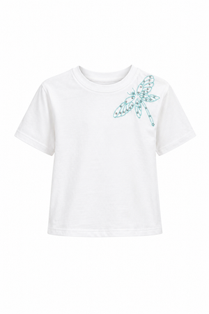 Dragonfly Embroidered T-shirt