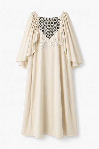 Palm Mosaic Kaftan