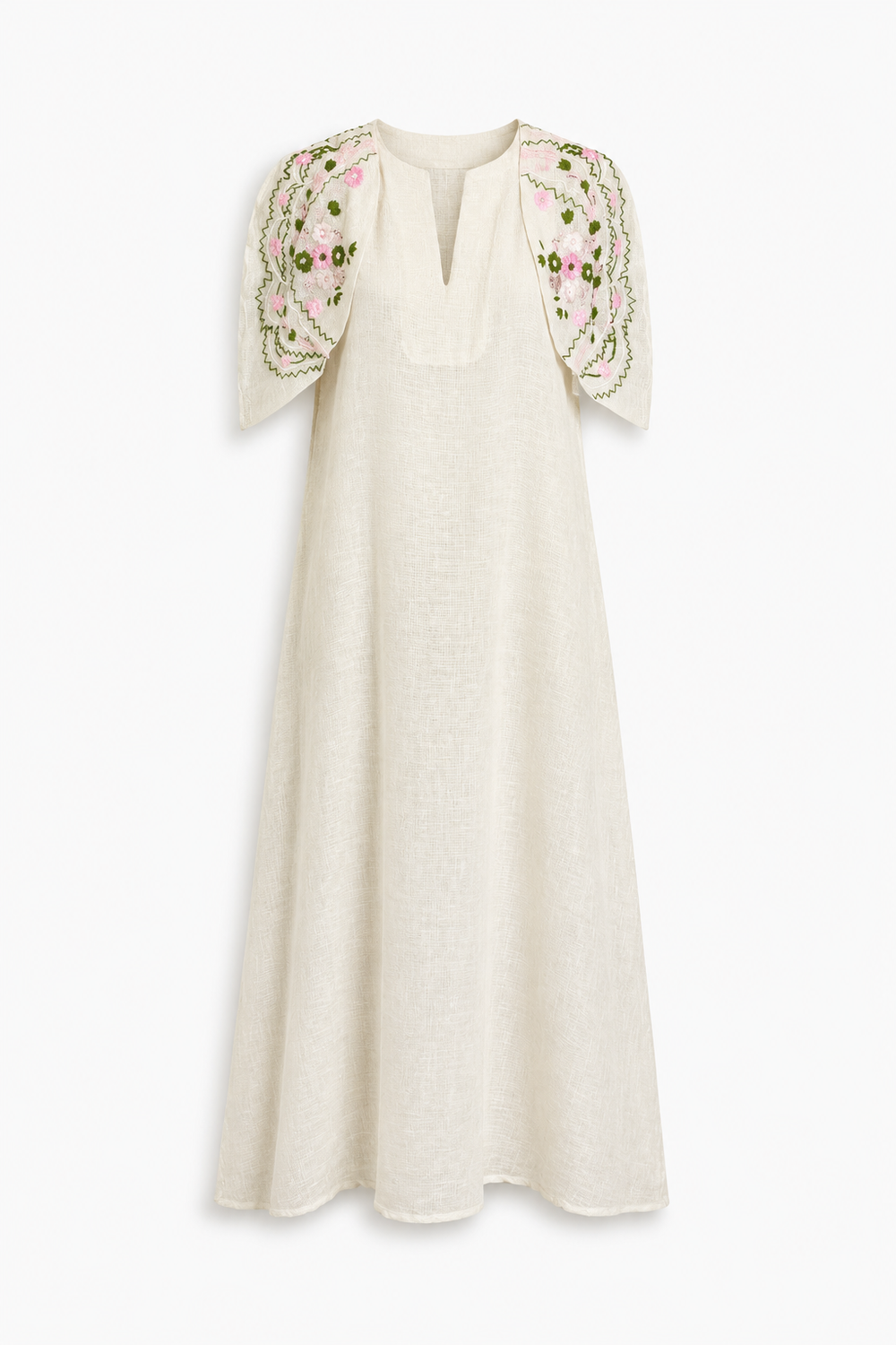 Fior Di Mosaico Raffia Cape Kaftan