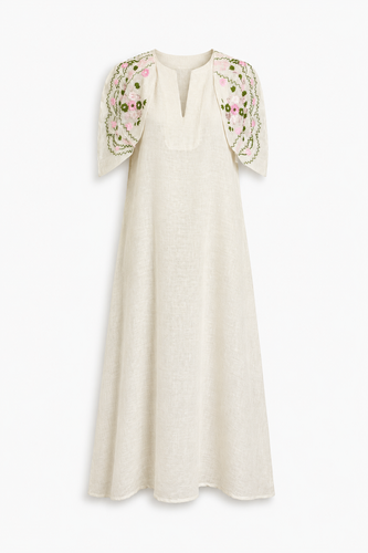 Fior Di Mosaico Raffia Cape Kaftan