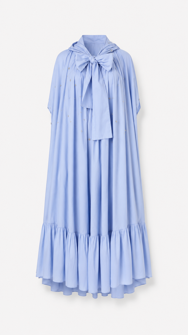 Sky Blue Bow Kaftan