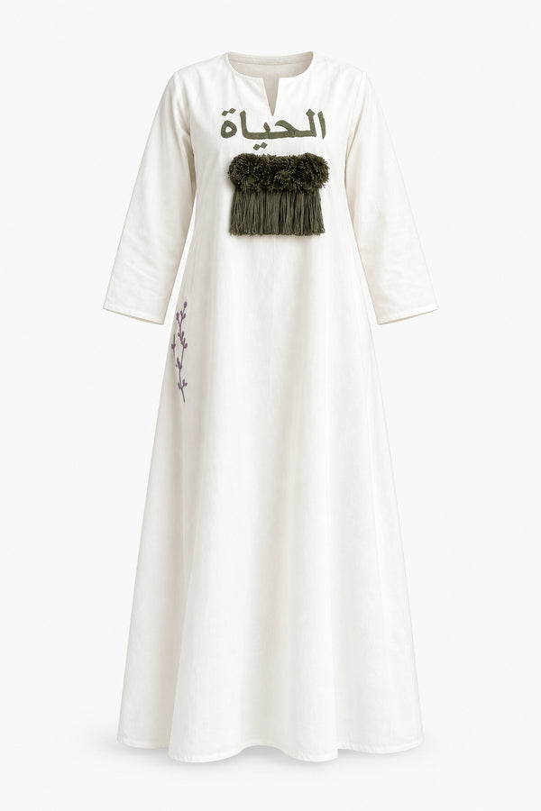 Anima In Arabo Tassel Kaftan