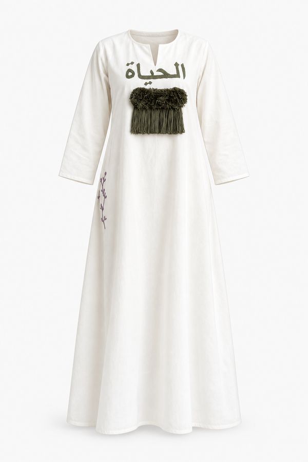 Anima In Arabo Tassel Kaftan