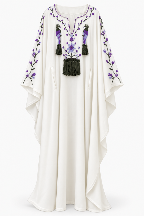 Anima Uccelli Tassel Kaftan