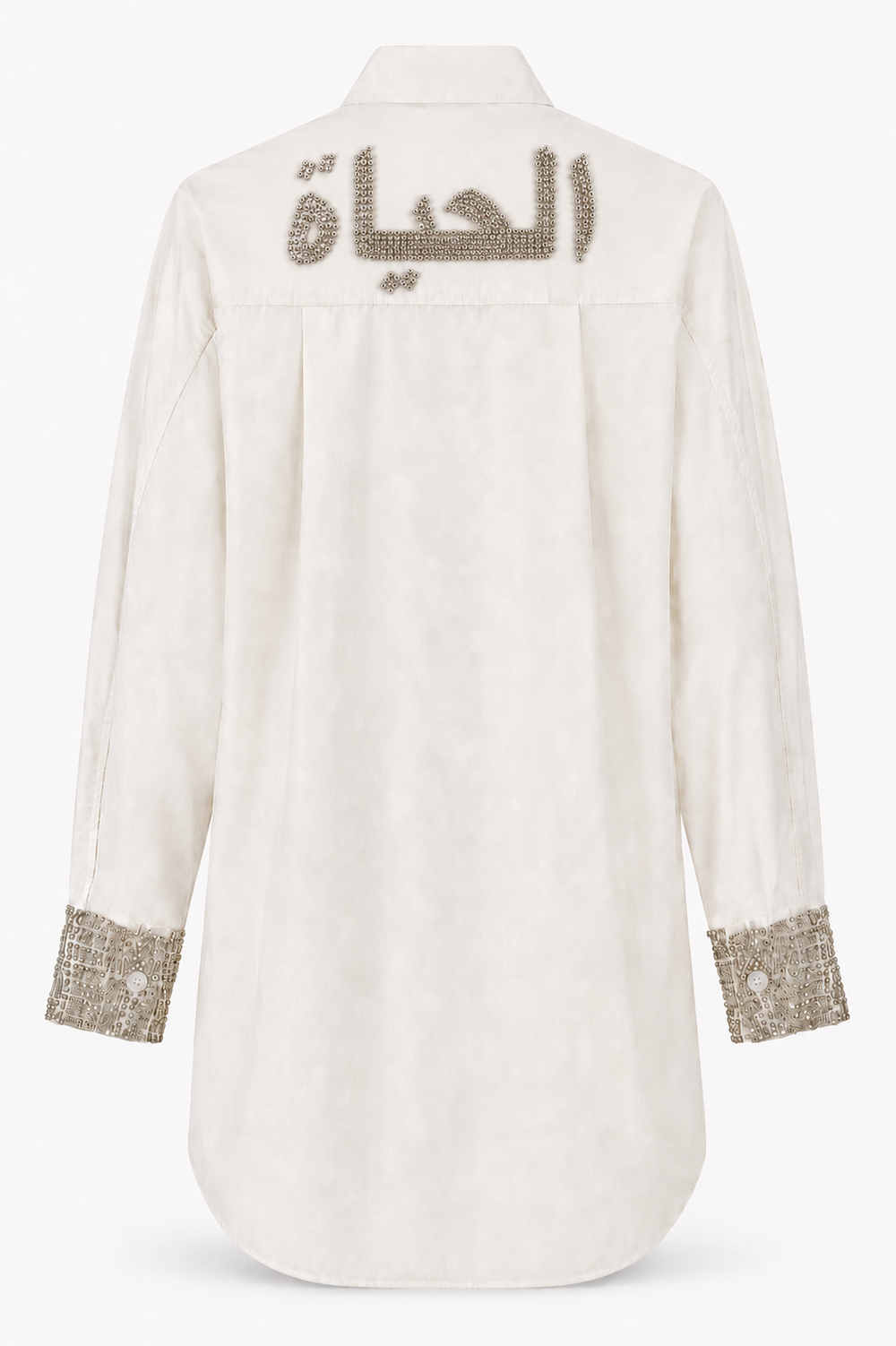 Life Rhinestone Poplin Shirt