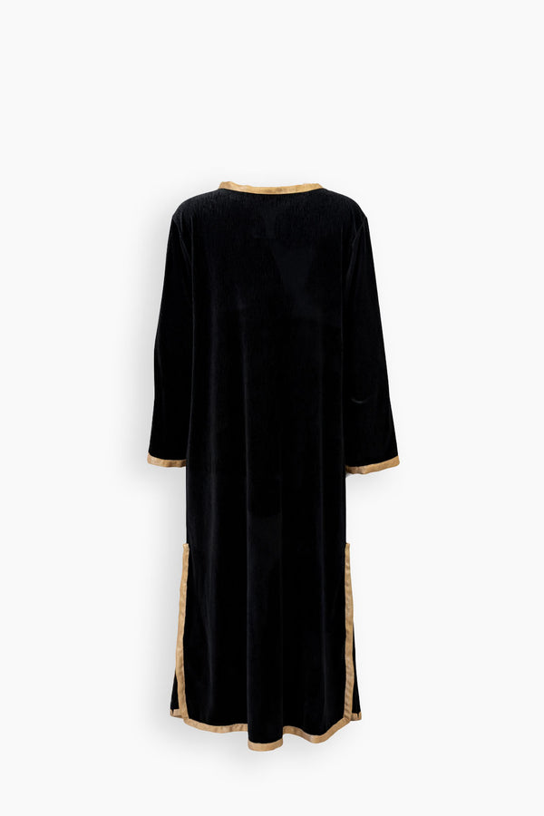 Velvet Oro Slit Kaftan