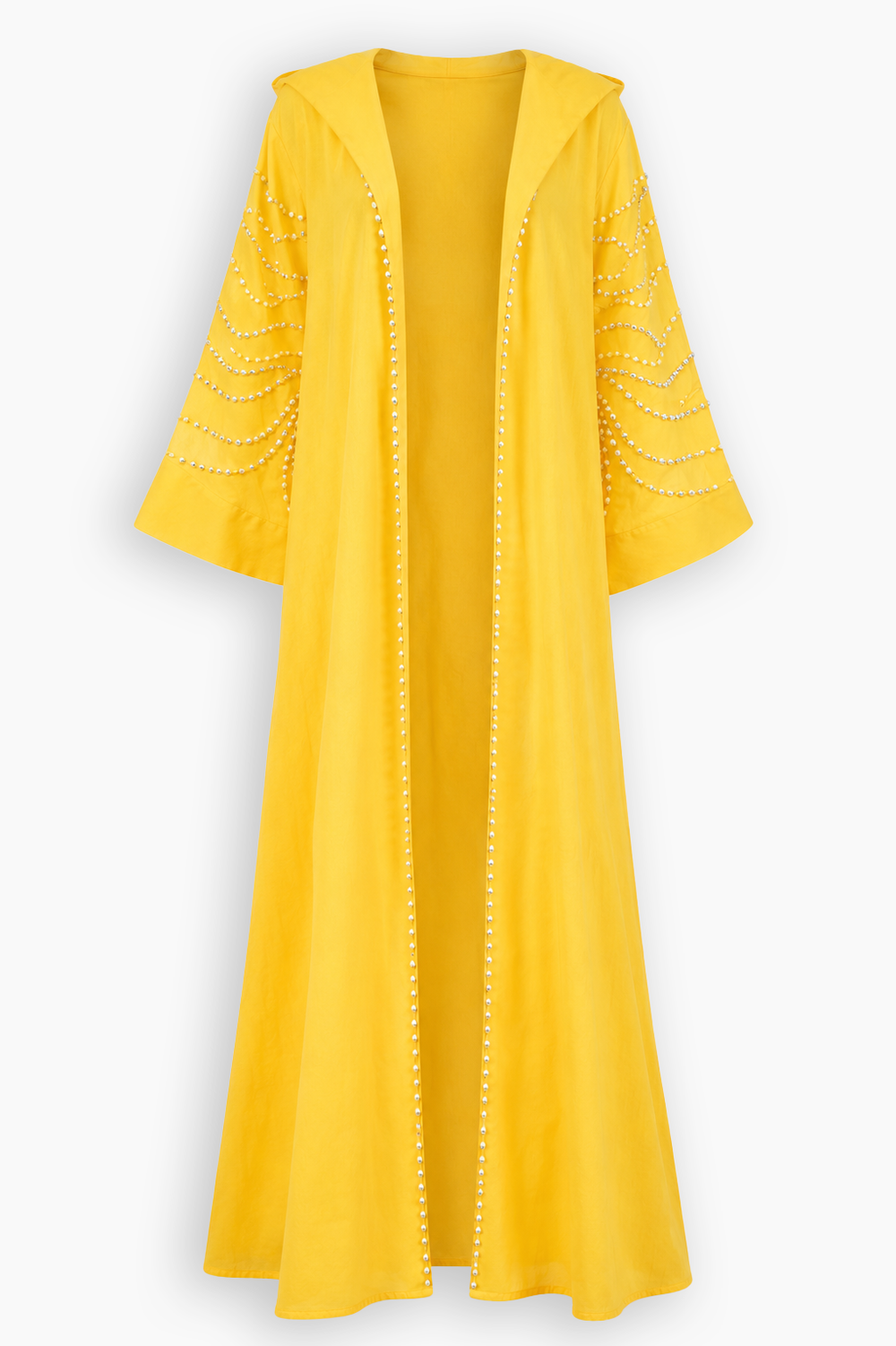 Preziosa Yellow Kaftan Open