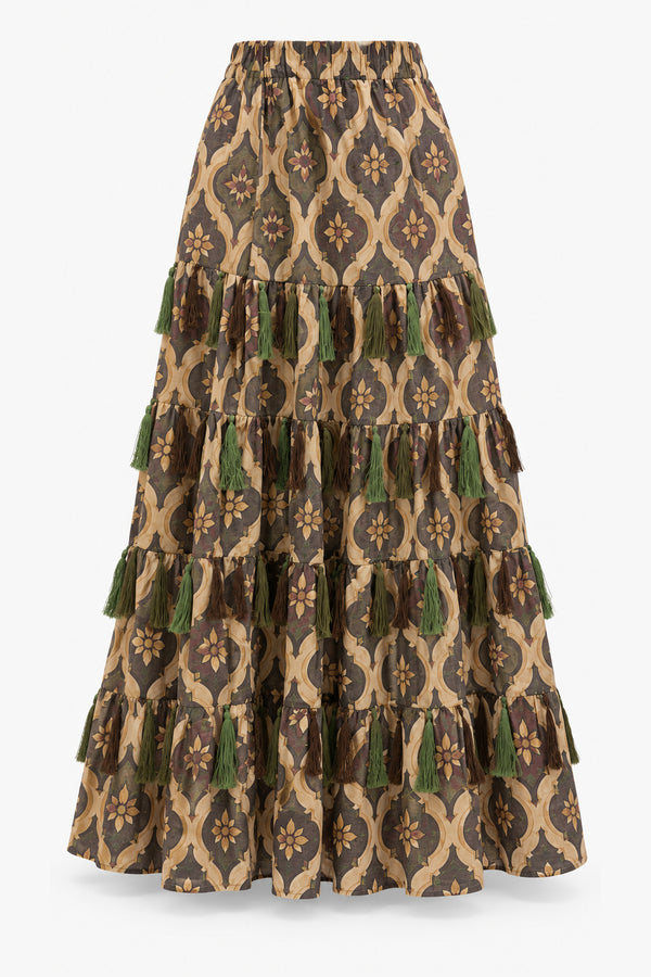 Mosaico Tassel Skirt