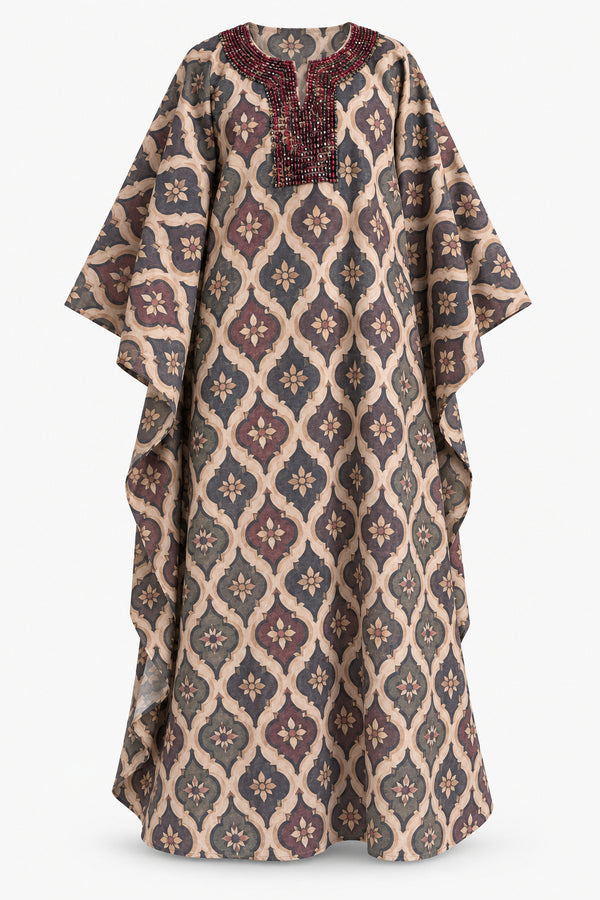 Mosaico Collar Kaftan