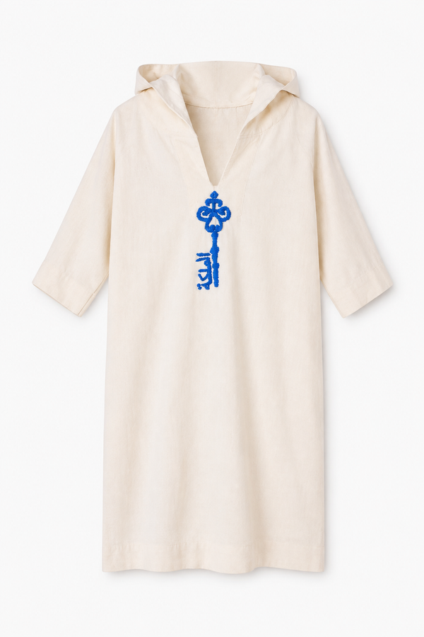 Al Malaka Key Hoodie Kaftan