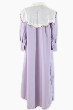 Lilac Fiore Wavy Kaftan
