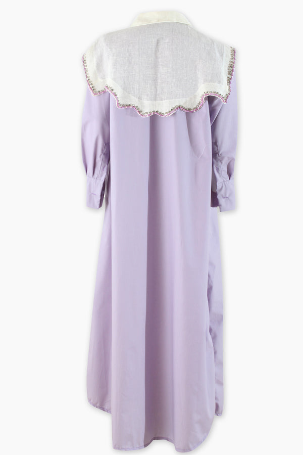 Lilac Fiore Wavy Kaftan