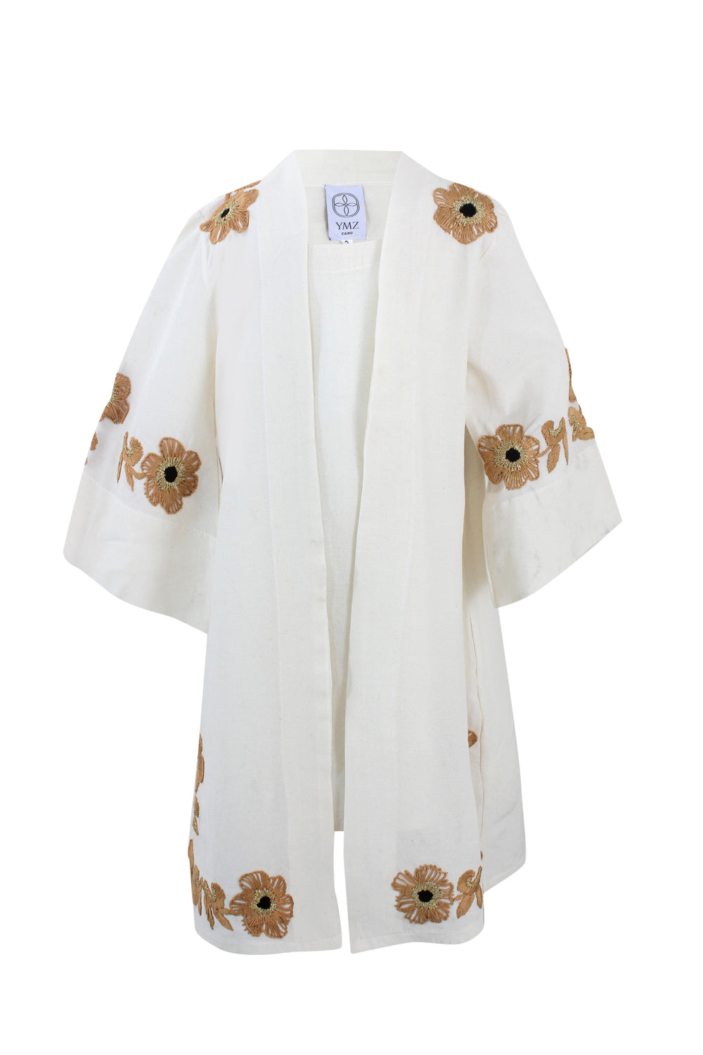 Floral Beige Kaftan