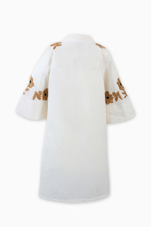 Floral Beige Kaftan