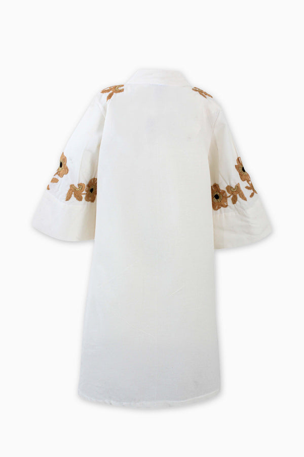 Floral Beige Kaftan