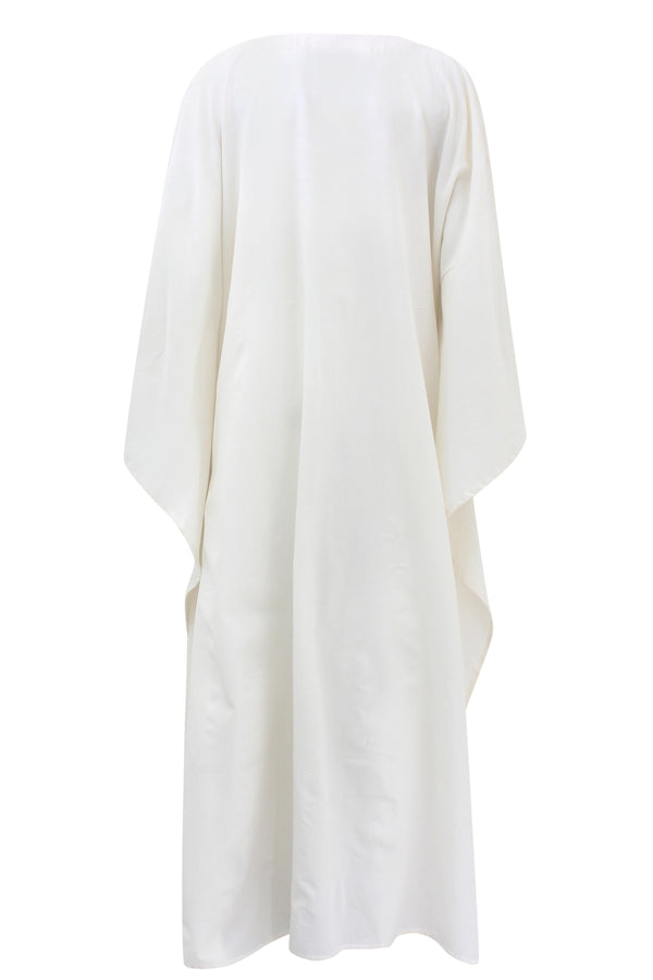 Serene Blue Floral Kaftan