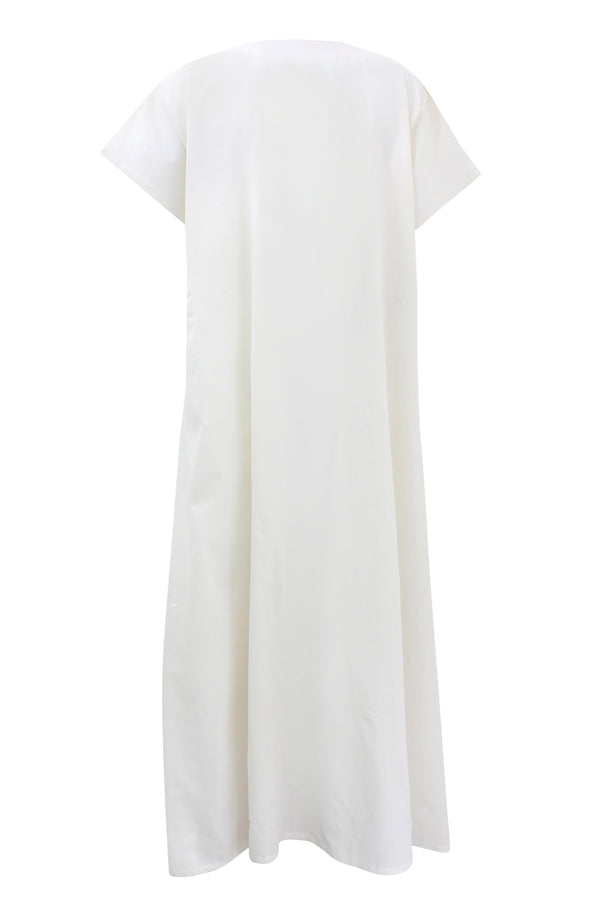 Serene Blue Floral Kaftan