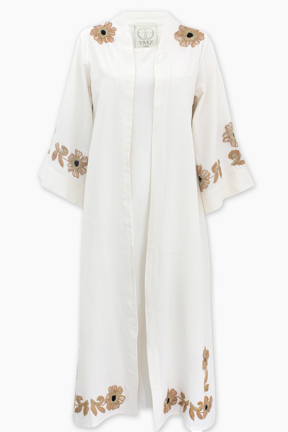 Floral Beige Kaftan