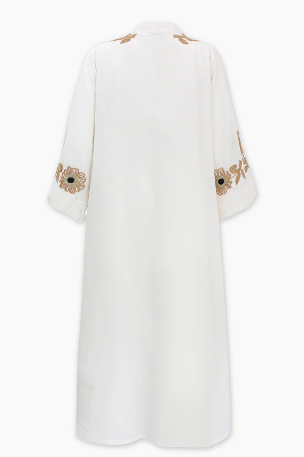 Floral Beige Kaftan