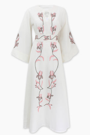 Pink Blossom Kaftan
