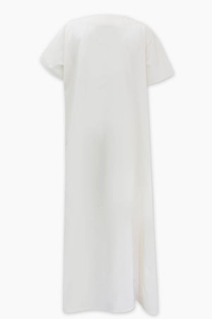 Palma Embroidered White Kaftan