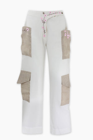 Arabo Floral Cargo Pants