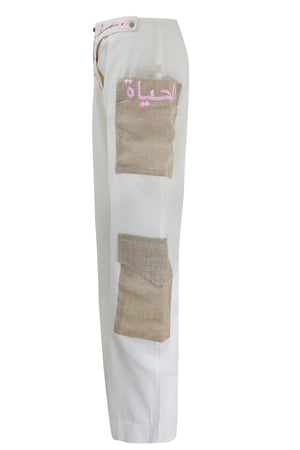 Arabo Floral Cargo Pants