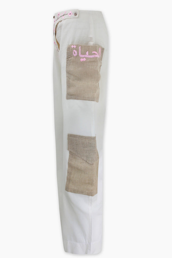 Arabo Floral Cargo Pants