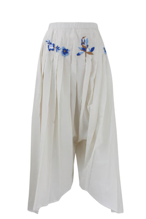 Serene Floral Blue Pants